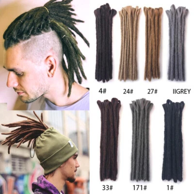 30cm Handmade Men's Dreadlocks Extensions Crochet SE Dreads Hip Hop Reggae Locs - Bild 1 von 4