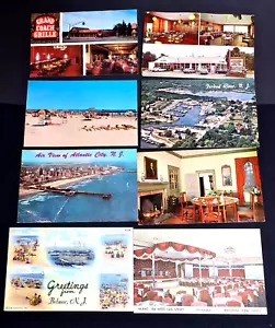 8 Vintage New Jersey Postcards: 1940s Linen from Belmar & Bayonne ~ 6 from 1960s - Picture 1 of 23