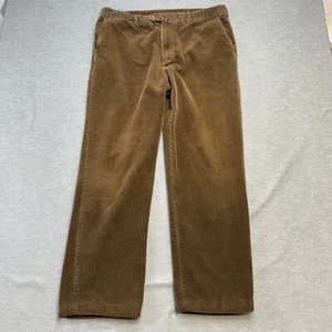 VTG Marlboro Classics Corduroy Pants Mens 38 (36x29) Brown Wide Wale Trousers - Picture 1 of 12