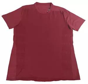 adidas shirt Medium Red Running lightweight Solar Reflective - Picture 1 of 8