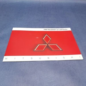 Folleto automático de concesionario de autos y camionetas Mitsubishi 1988 vintage - Imagen 1 de 6