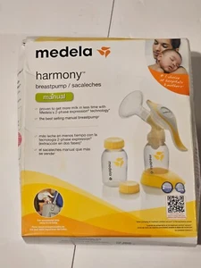 Medela 67186 HARMONY Manual Milk Breast Pump 2-Phase Portable NEW NIB SEALED - Picture 1 of 8