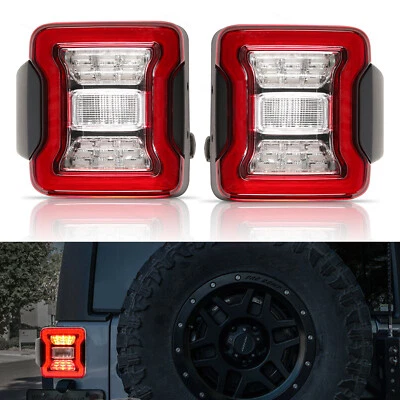 Feux arrière à LED feux de freinage arrière pour Jeep Wrangler JK JKU 2007-2017 - Bild 1 von 4