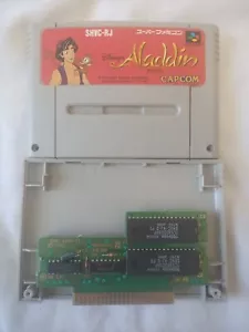 Disney's Aladdin Super Famicom Nintendo SFC SNES Giappone Import gioco venditore USA - Foto 1 di 11