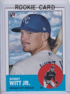 BOBBY WITT JR. ROOKIE CARD Kansas City Royals Baseball 2022 TOPPS ARCHIVES RC - Picture 1 of 2