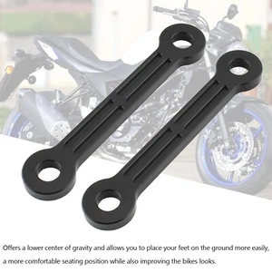 Kit abaissement aluminium CNC 25mm pour Suzuki SV650 2016-2021 F3 - Photo 1/11