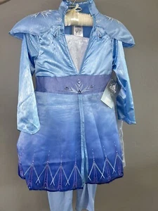 Neu Disney Store wunderschönes gefrorenes Elsa-Kostüm Kleid Mädchen 4 DELUXE!! - Bild 1 von 8