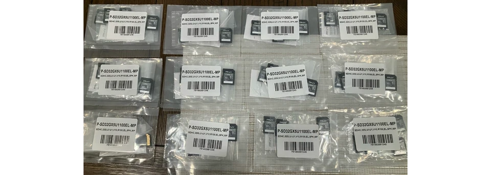 PNY 32GB Elite Performance Flash Memory Card  (5PK) Brand New - Image 1 of 1