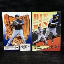 2019 Panini Leather & Lumber Embossed Gold Jose Ramirez & Hit N Run Insert #43