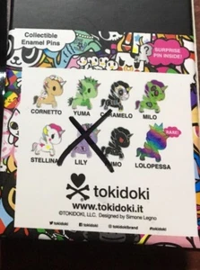 PIN ESMALTE COLECCIONABLE TOKIDOKI MERMICORNO #2 UNICORNO TU ELIGES - Imagen 1 de 3