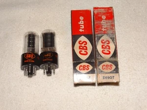 2 x 5V6gt CBS Tubes *Clear Glass*Super Strong Matched Pair*NOS-NIB *#1 - Picture 1 of 4