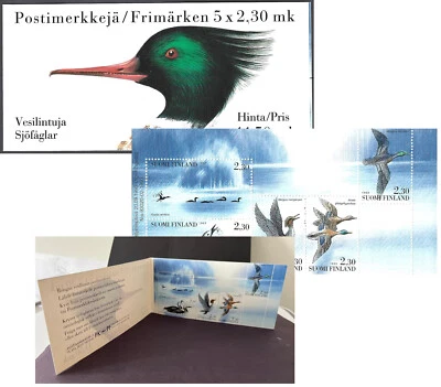Finland 1993. Birds. Booklet  Sc# 925a,  MNH - Image 1 of 4