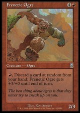 Magic the Gathering MTG Frenetic Ogre (195) Odyssey   LP