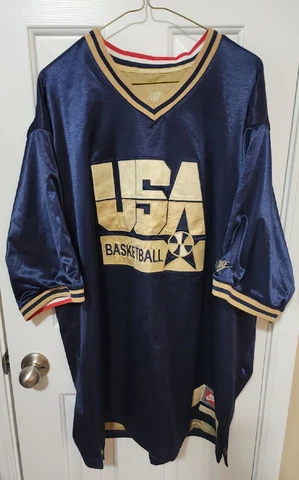 Men's Nike 1992 Olympics USA Dream Team Charles Barkley #14 Warm Up Shirt Sz 2XL Cover
