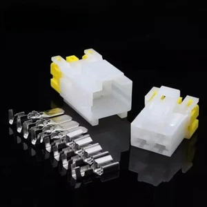 10 pairs 4pin Automotive connectors Retrofit the plug meter plug 6.3mm DJ70417Y - Picture 1 of 3