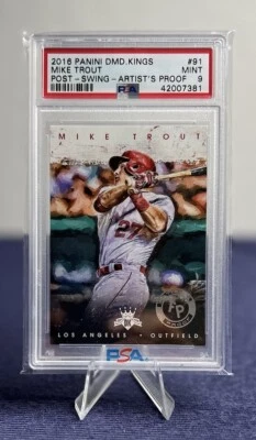 2016 Panini DMD.Kings Mike Trout Post-Swing Artist’s Proof Low Pop/Rare - Image 1 of 2