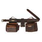 Leather Carpenter Electrician Tool Belt/Pouch/Bag/Holder Workshop Pack-Clearance