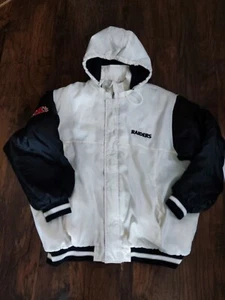 Vintage Reebok Oakland Raiders Heavy Bomber Jacket Size 2XL. 1990s - Picture 1 of 8