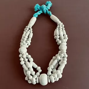 Collana Berbera Decorativa Marocchina Gioielli Vintage Fatti a Mano Africani - Foto 1 di 5