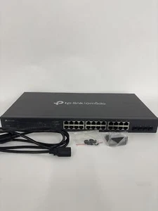 TP-Link TL-SG2428P Jetstream 24 Port Gigabit Smart PoE Switch 24 PoE+ Ports 250W - Photo 1/6