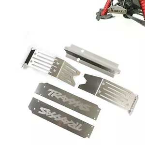 Metal Front Rear Chassis Skid Plate Armor for Traxxas X-Maxx Xmaxx 6S 8S Trucks - Picture 1 of 7