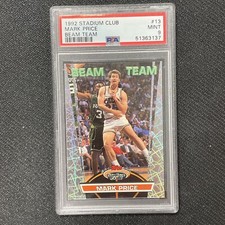 Mark Price Card 1992-93 Stadium Club Beam Team #13 PSA 9