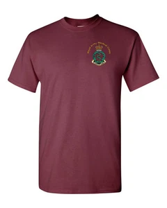 Royal Army Medical Corps T-shirt with RAMC embroidered cap badge - Picture 1 of 5