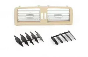 Front Beige chrome Console Grill Dash AC Air Vent For Mercedes R W251 R280 R300 - Picture 1 of 3