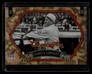 2012 Panini Cooperstown #21 Charles Comiskey Crystal Collection #/299