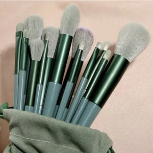 Juego de 13 brochas de maquillaje base en polvo sombra de ojos delineador de ojos cepillo de labios - Imagen 1 de 8