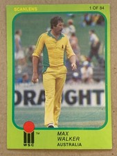 1981 Scanlens WSC Cricket Cards-Single Card-Choose From Dropdown List.Average.