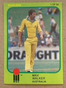 1981 Scanlens WSC Cricket Cards-Single Card-Choose From Dropdown List.Average.