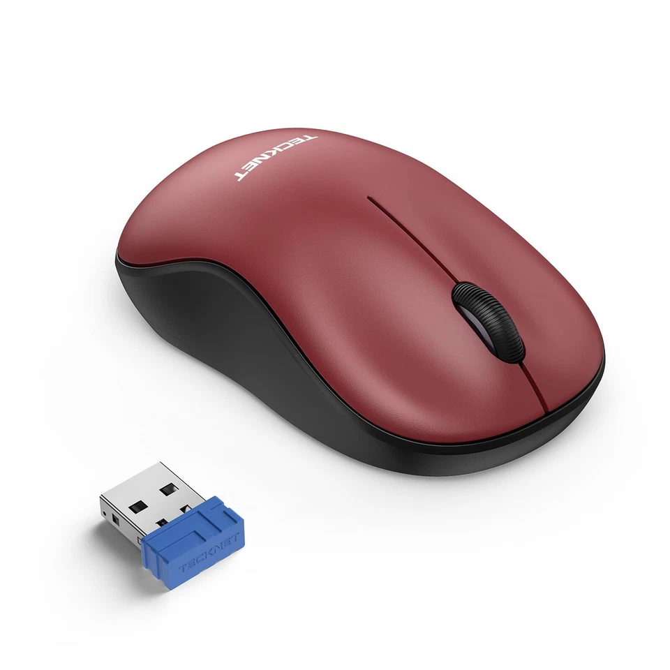 Souris sans Fil 3200 DPI Souris sans Fil Silencieuse 2.4G avec Récepteur USBL... - Photo 1/4