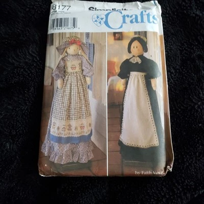 Simplicity 8177 Vacuum Cleaner Cover Maid Rabbit Craft Sewing Pattern UNCUT  - Image 1 of 4