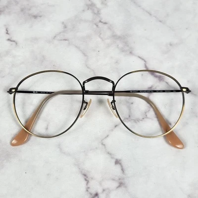 Rayban Round Metal Antiqued RB3447 167/4K 50-21 3N Matte Gunmetal Frames Only  - Image 1 of 4