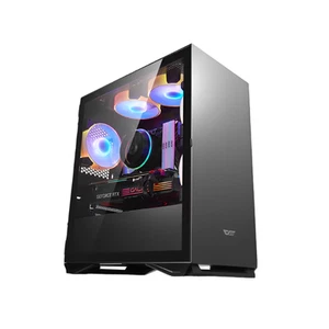 DarkFlash Gaming PC Case Tempered Glass Micro-ATX Tower Computer Case Support... - Picture 1 of 15