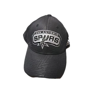 Y2K Spurs Medium Fitted Cap Silber Schwarz Bestickt NBA San Antonio Basketball  - Bild 1 von 6