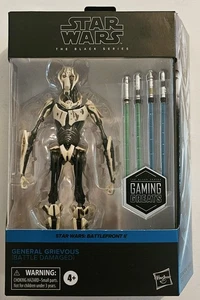 FIGURA DE STAR WARS THE BLACK SERIES BATTLEFRONT II GAMING GREATS GENERAL GRAVE - Imagen 1 de 8