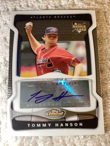 2009 Topps Finest Rookie Redemption Tommy Hanson #10 Auto RC Braves-Angels - Picture 1 of 2