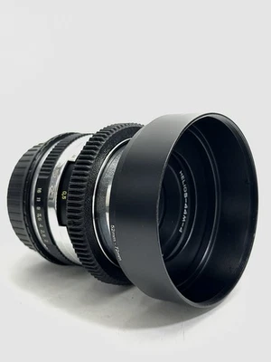 Helios 44M 58mm f/2  Silver  Cine Mod Swirly Bokeh Cinema Lens for Canon EF - Image 1 of 4