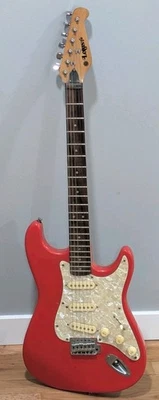 Vintage Lotus Stratocaster Electric Guitar Mother Of Toilet Seat (Untested) - Image 1 of 4