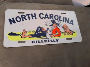Vintage North Carolina Vanity Nummernschild NC Hillbilly sehr selten! - Bild 1 von 1