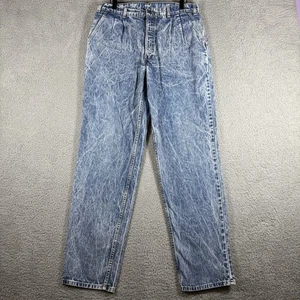 Pantalones de mezclilla vintage años 90 Levi’s 550 naranja lengüeta para hombre 34x32 lavado a piedra ácido hechos en EE. UU. - Imagen 1 de 9