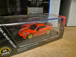 PARA64 PARA64-55871 PORSCHE 911 GT3 (992.2) 2025 ROUGE GUARDS RED (LHD) 1/64 - Picture 1 of 1