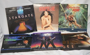 6 Laser-Disc Laserdisc Movies Men in Black-Striptease-Stargate-Shadow + More - Imagen 1 de 13