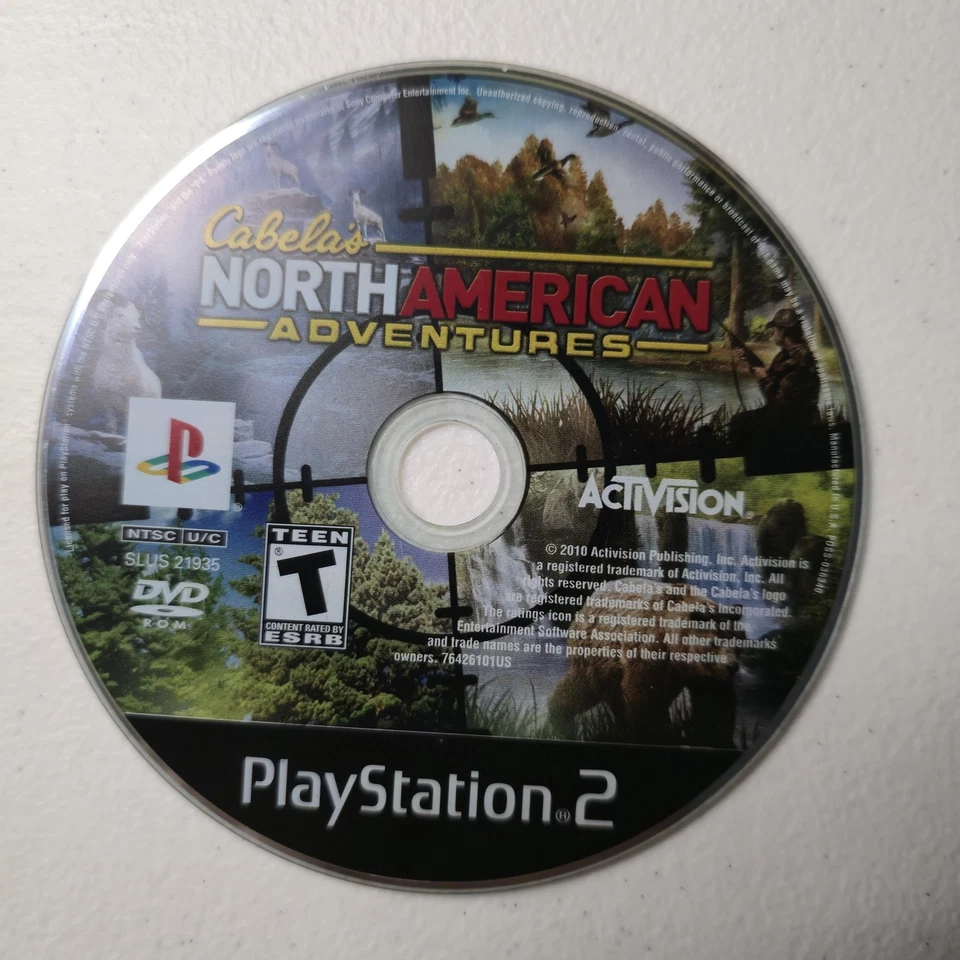 Cabela's North American Adventures PlayStation 2 PS2 Hunting Game Disc Only - Image 1 of 1