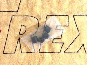 Align Trex 550E/600E Pro Landing Skid Nut H60064B (Removed from kit) - Picture 1 of 2