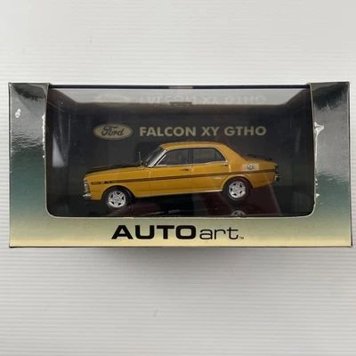 Ford Falcon XY GTHO PHASE III Yellow Ochre 1:43 Autoart Biante Model Car - Image 1 of 4