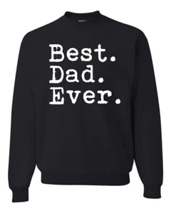 Sudadera Gráfica Best Dad Ever Regalo para Día del Padre Día del Padre Hombres Cuello Redondo - Imagen 1 de 11