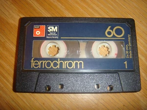 Rare BASF Ferrochrom 60 Blank CassetteTape Vintage Germany Special Mechanism - Picture 1 of 2